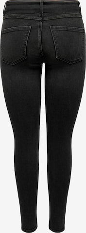 ONLY Skinny Jeans 'Wauw' in Zwart