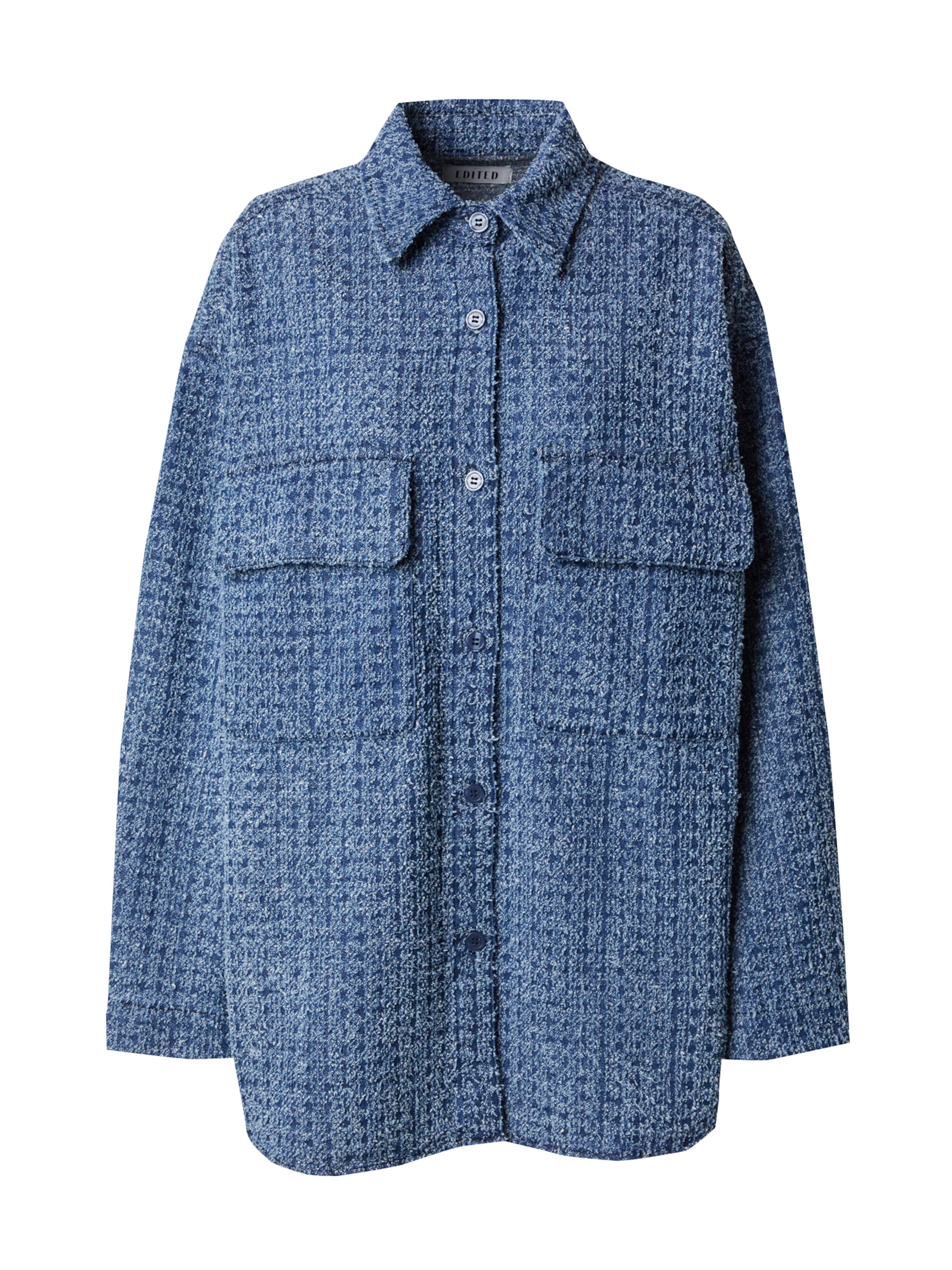 EDITED Blouse 'Anisha' in Blue: front