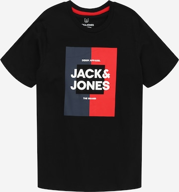 Jack & Jones Junior T-Shirt 'OSCAR' in Schwarz: predná strana