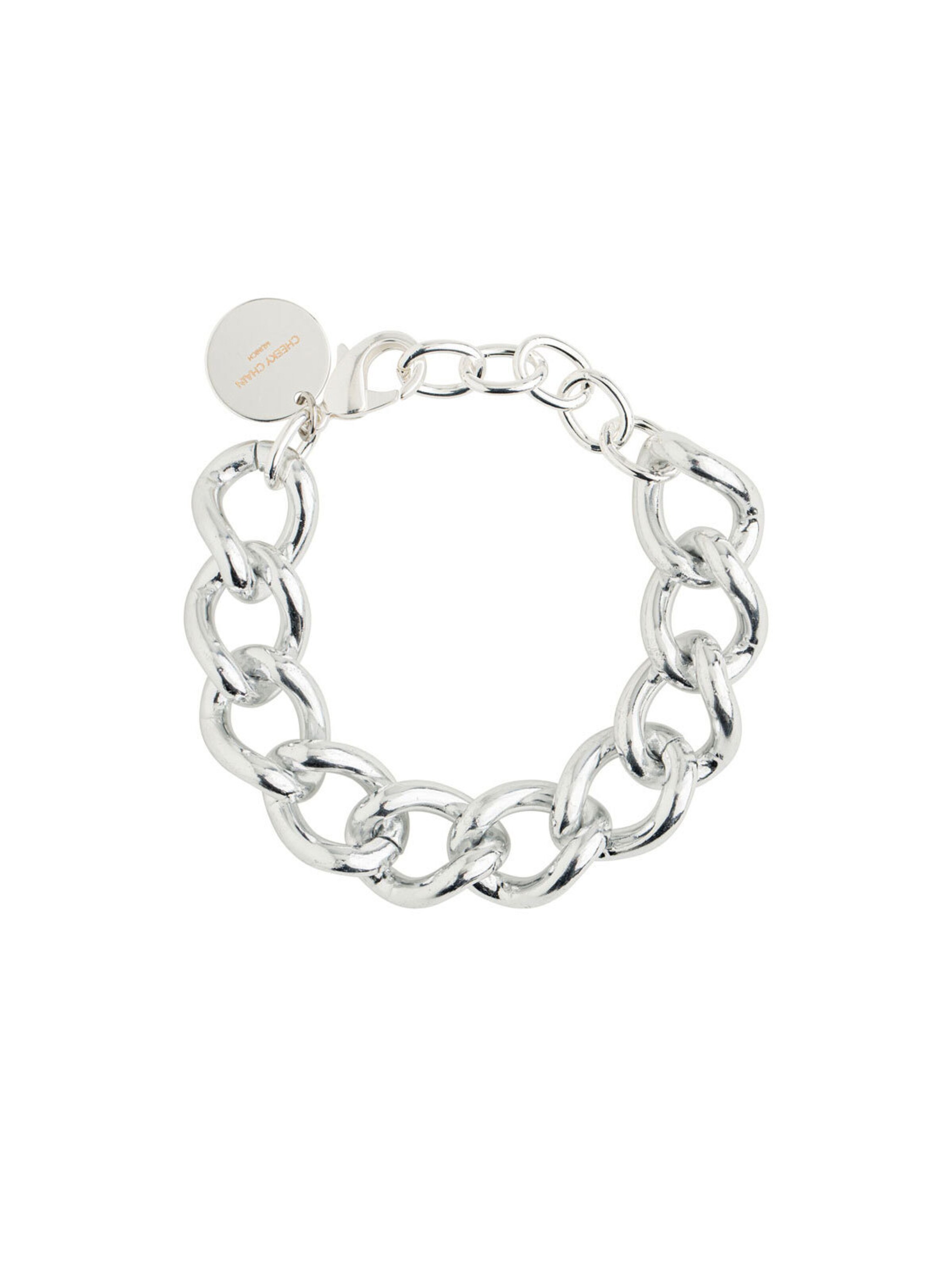 Cheeky Chain Munich Bracelet 'Dubai' in Silver: front