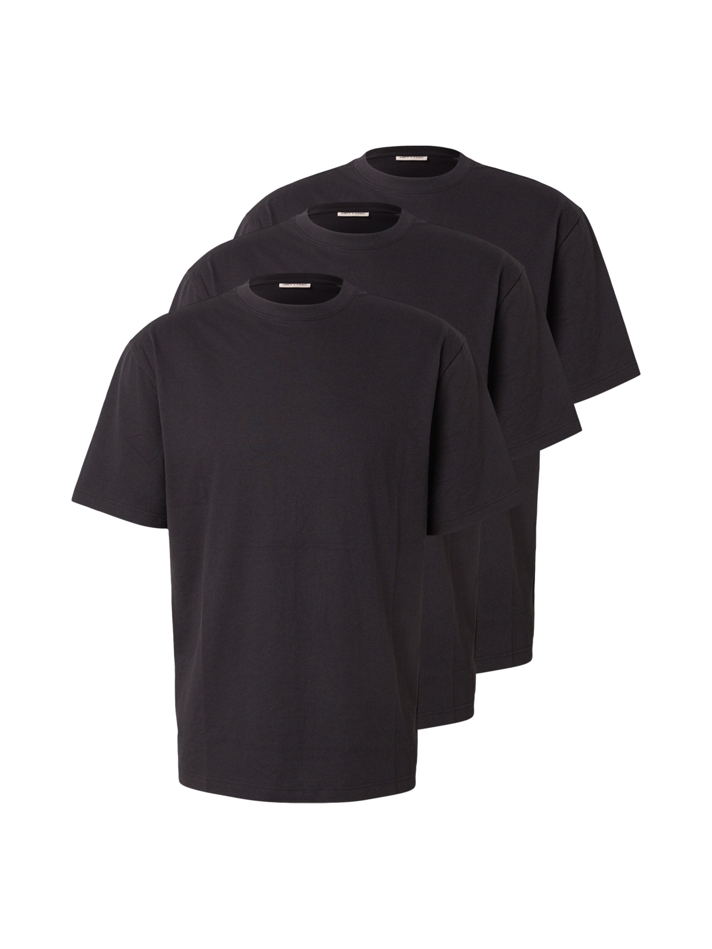Only & Sons Shirt 'ONSJEFF' in Black: front