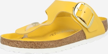 BIRKENSTOCK Varvastossut 'Gizeh' värissä keltainen: etupuoli