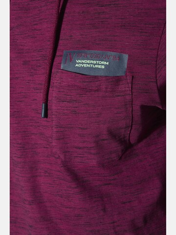Sweat-shirt 'Kervik' Jan Vanderstorm en rouge
