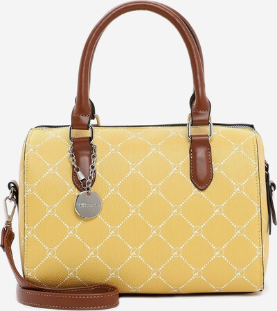 TAMARIS Sacs à main 'Anastasia' en caramel / jaune / blanc, Vue avec produit