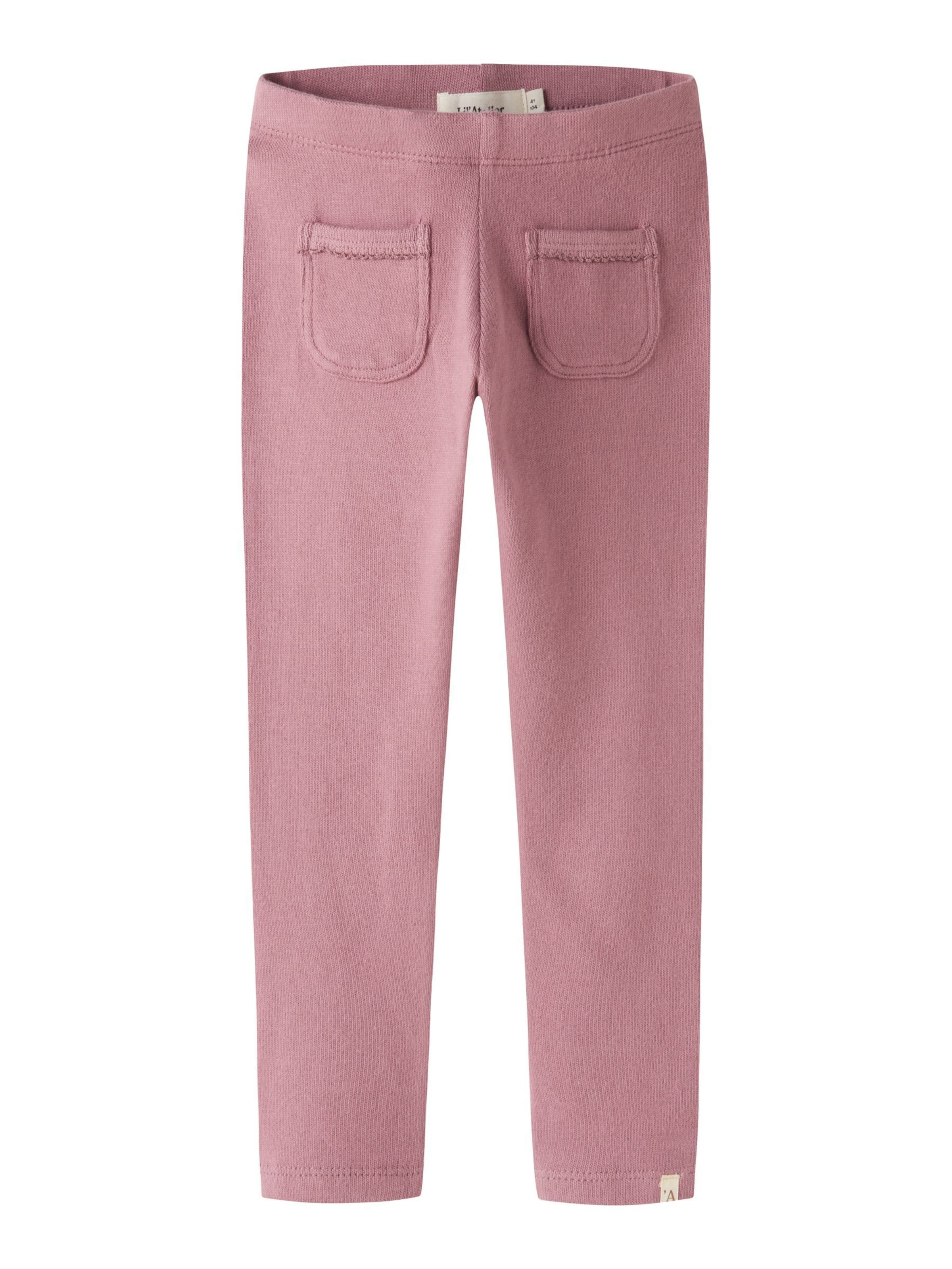 Lil'Atelier Skinny Leggings i pink: forside