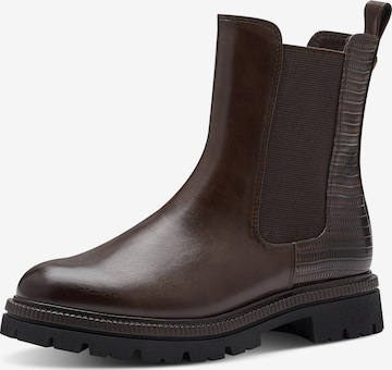 MARCO TOZZI Chelsea boots in Bruin: voorkant