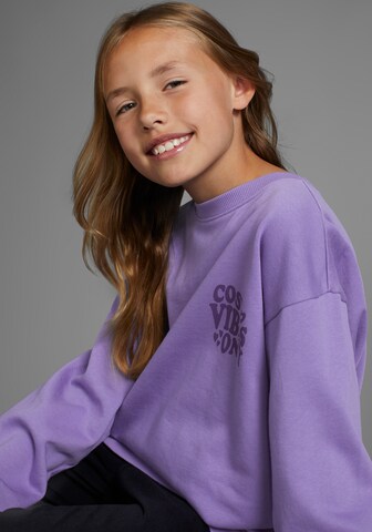 Kidsworld Sweatshirt in Lila