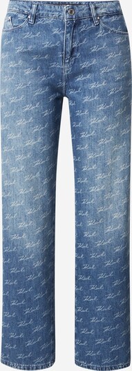 Karl Lagerfeld Jean en bleu denim / blanc, Vue avec produit