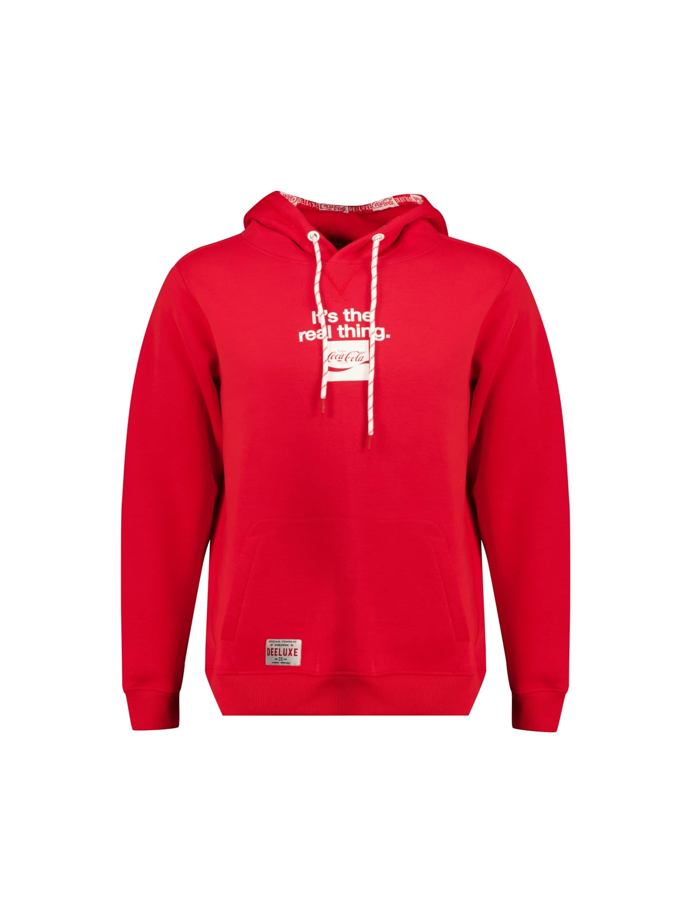 Deeluxe Sweatshirt 'Refresh' in Rot: Vorderseite