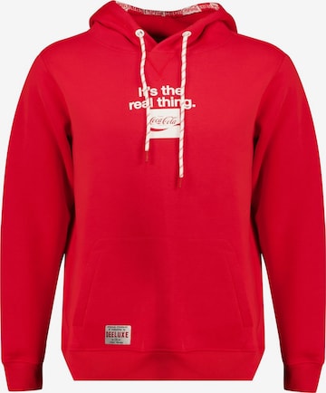 Deeluxe Sweatshirt 'Refresh' in Rot: Vorderseite