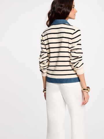 Morgan Gebreid vest in Blauw