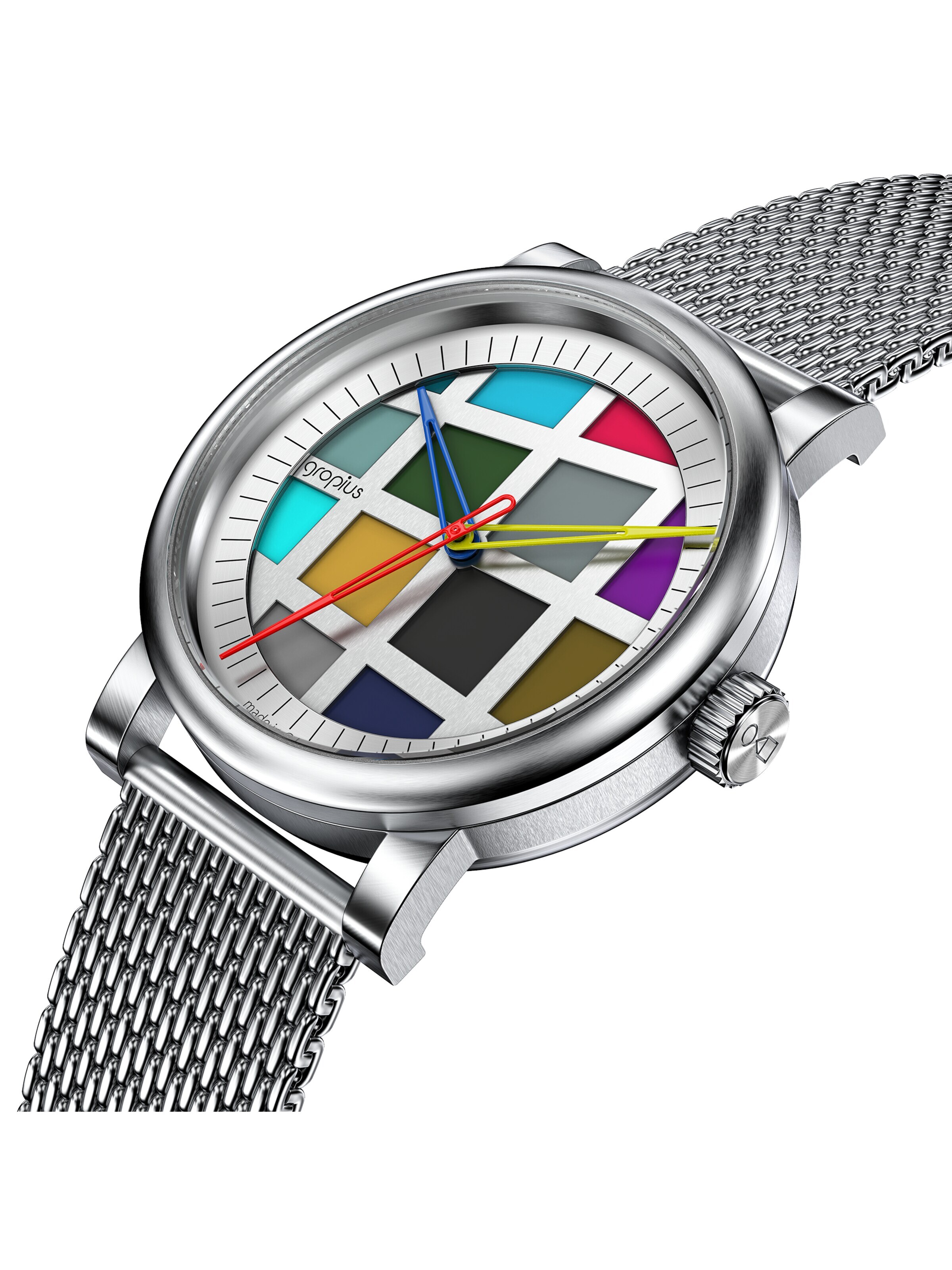 WALTER GROPIUS Analog Watch 'ATRIUM AUTOMATIK' in Silver