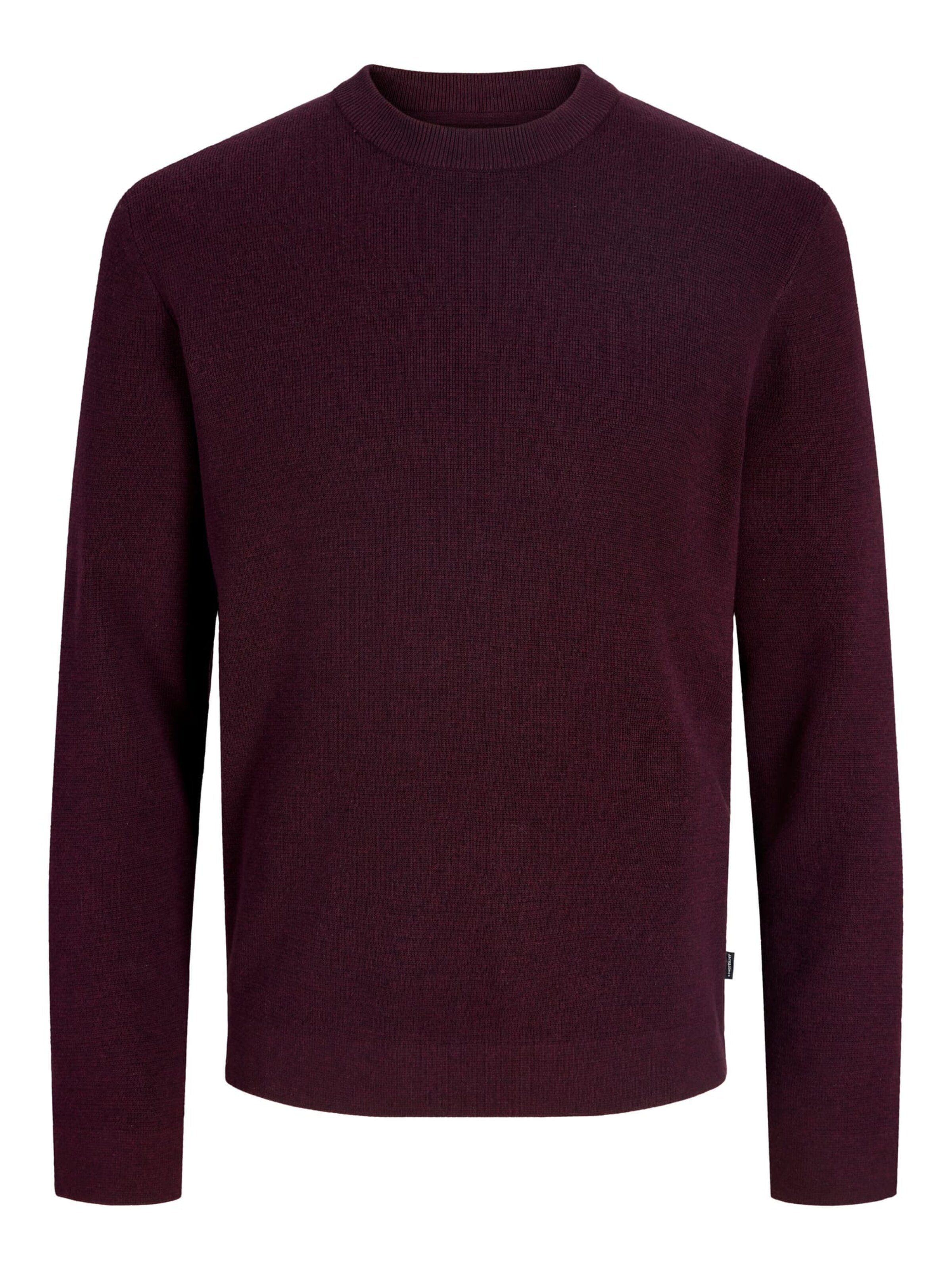 JACK & JONES Trui 'JJBlamilano' in L in de kleur Wijnrood, Productweergave
