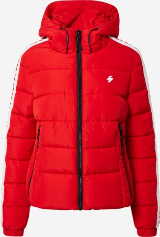 Superdry Between-season jacket 'Spirit' in Red: front