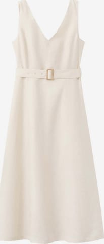 MANGO Dress in Beige: front