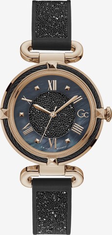 Gc Analog Watch 'CableChic' in Black: front