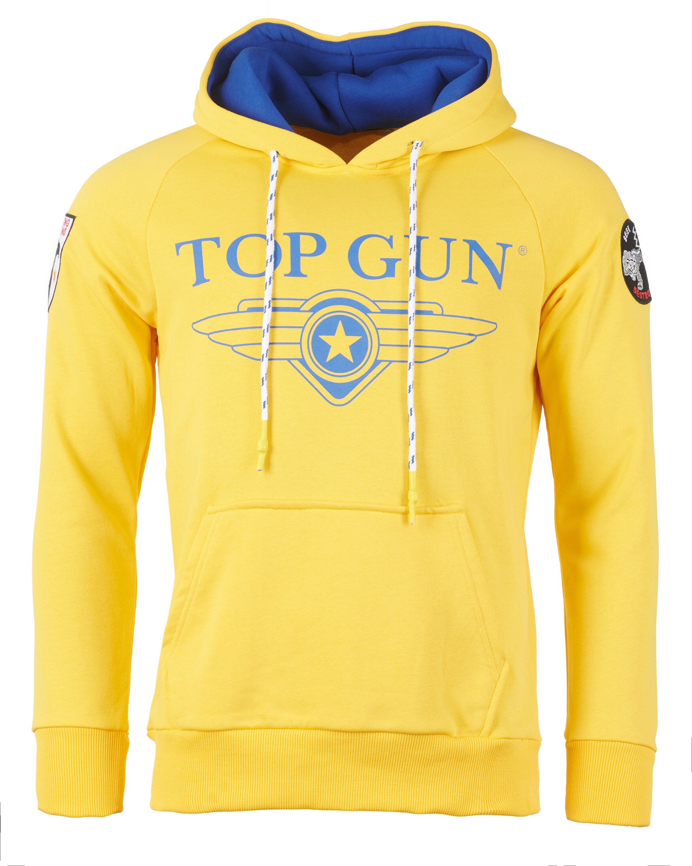 TOP GUN Sweatshirt in Yellow: front