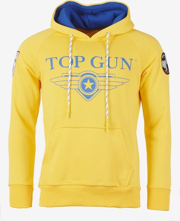 TOP GUN Sweatshirt in Yellow: front