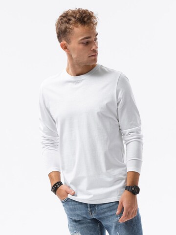 Ombre Shirt 'L138' in Wit: voorkant
