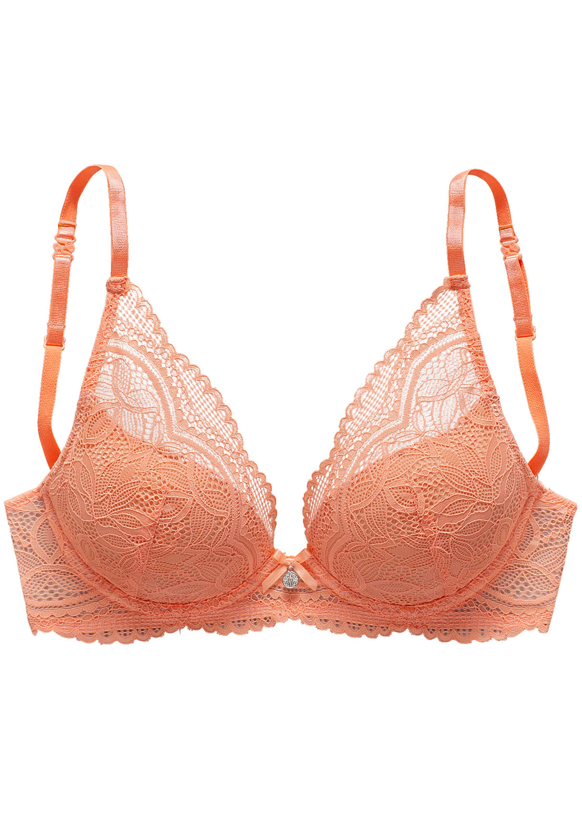 Soutien-gorge NUANCE en orange : devant
