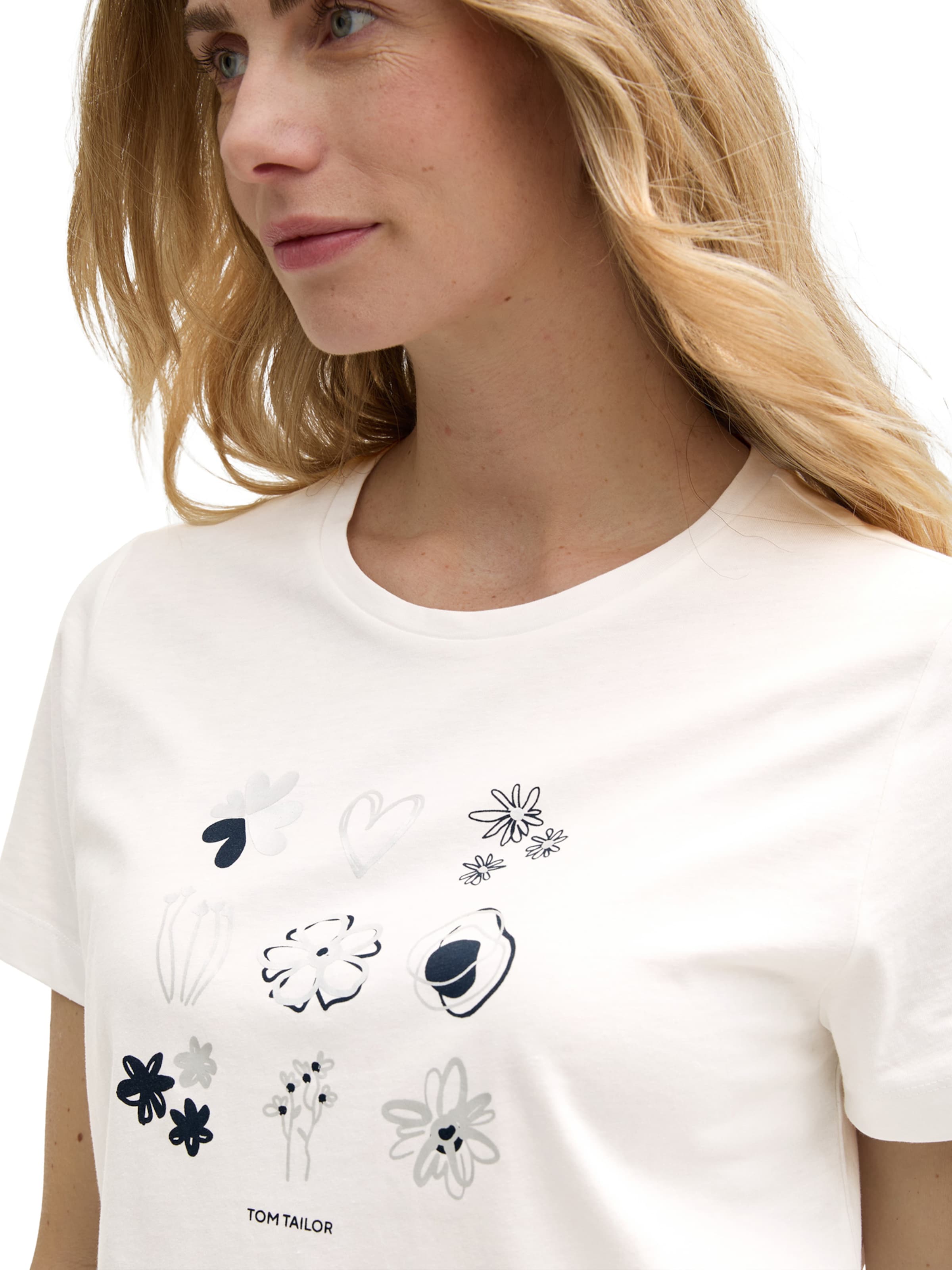 TOM TAILOR Paita värissä valkoinen