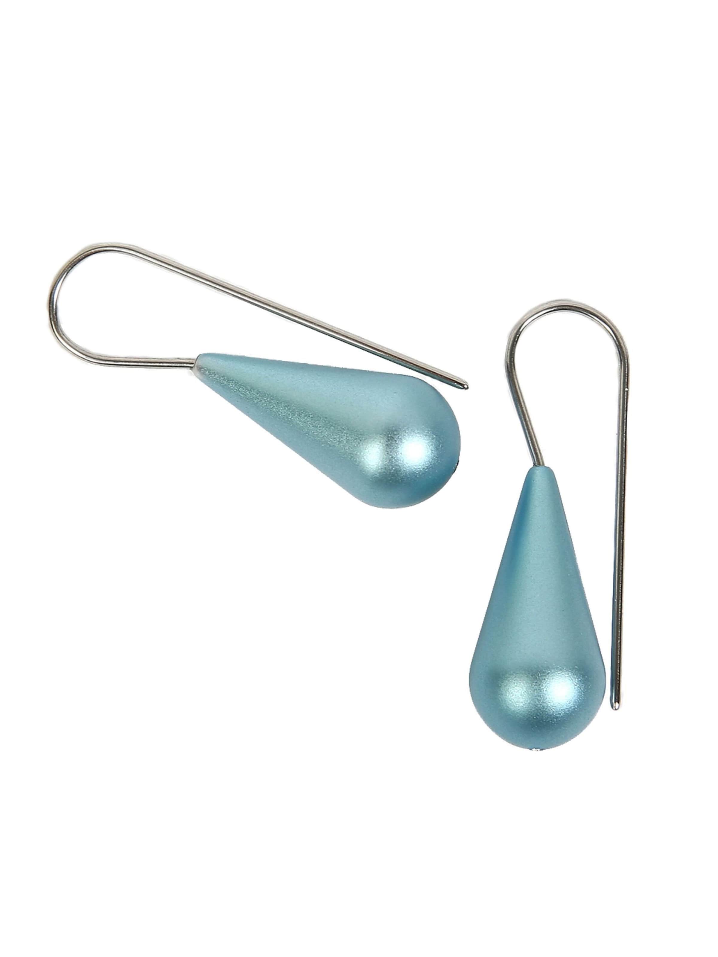 DeMarie Earrings in Blue: front