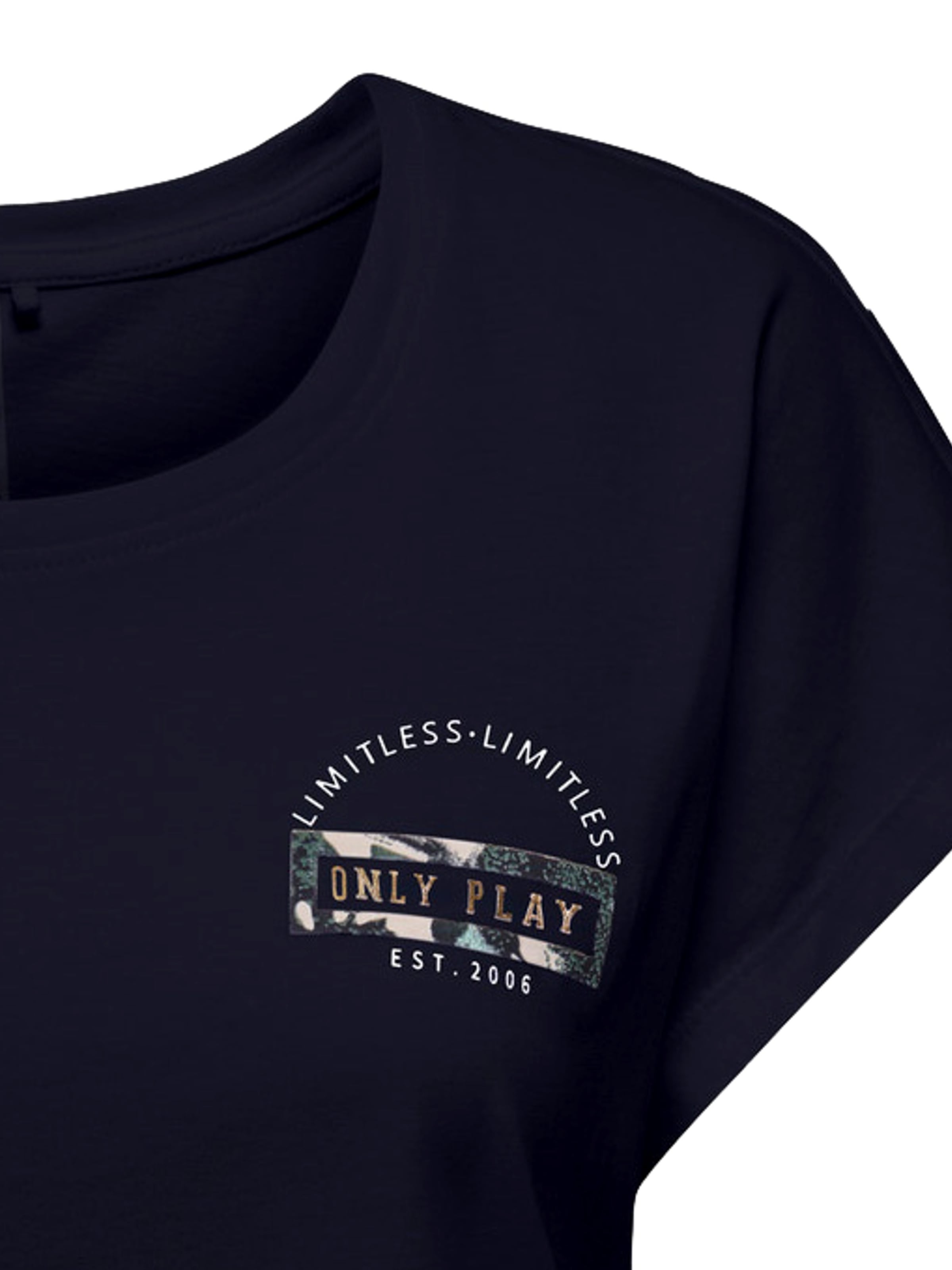 Maglietta 'AUB-Save Life' di ONLY PLAY in blu