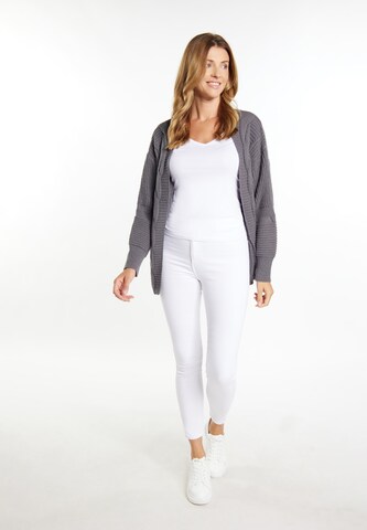 usha WHITE LABEL Gebreid vest 'Vanne' in Grijs