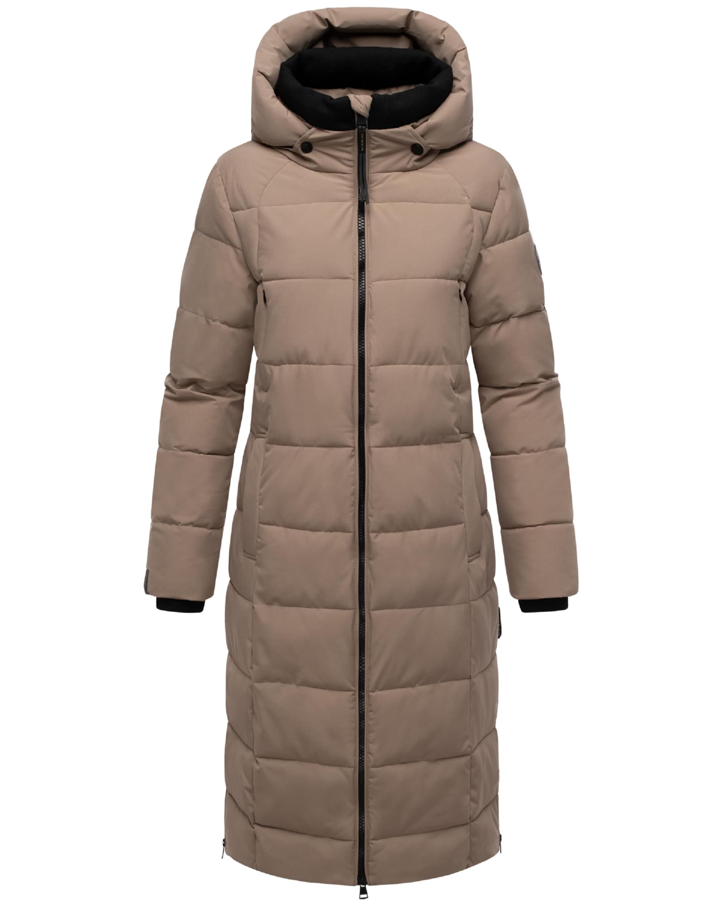 MARIKOO Winter coat 'Lanitaa XVI' in Grey: front