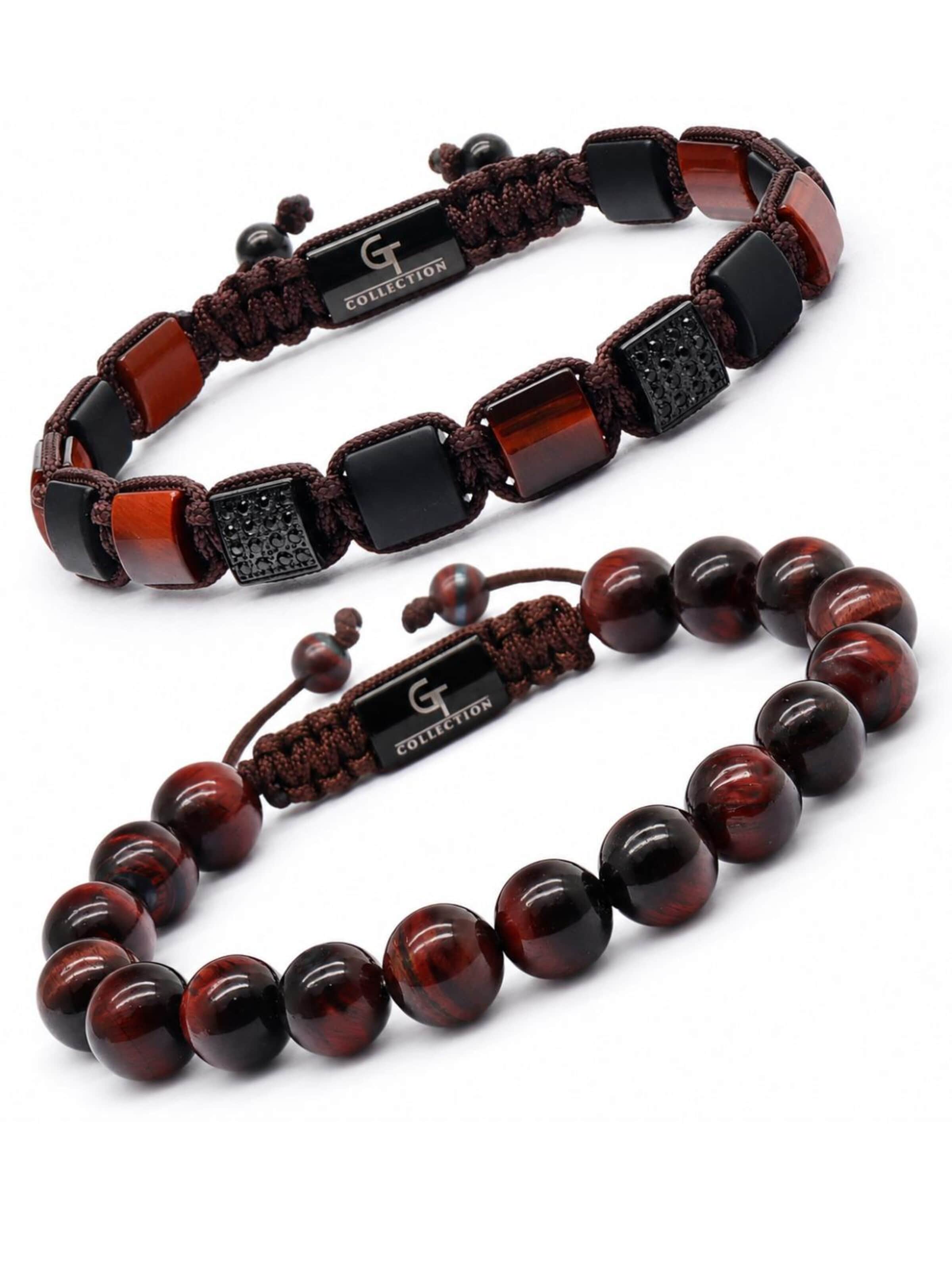 GT Collection Armband 'The Motivation Set Classic'‌‌‌‌‌ in Rot: Vorderseite