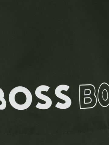 BOSS Board Shorts 'Dolphin' in Green