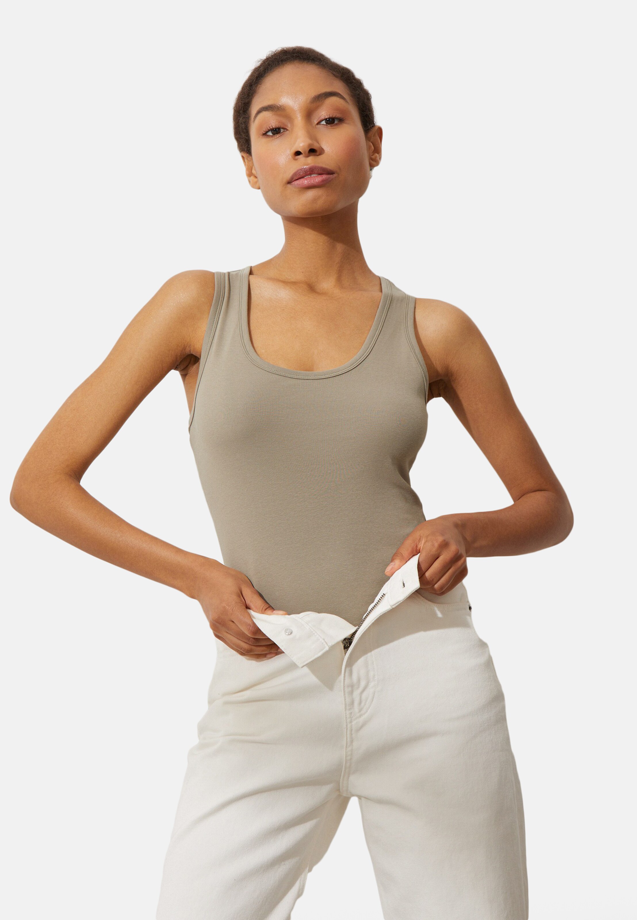 Frauen Shirts & Tops 12storeez Body in Beige - RX50211 Frauen Shirts & Tops 12storeez Body in Beige - RX50211
