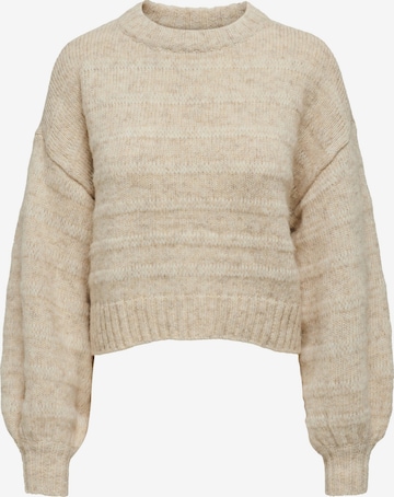 ONLY Sweater 'Celina' in Beige: front