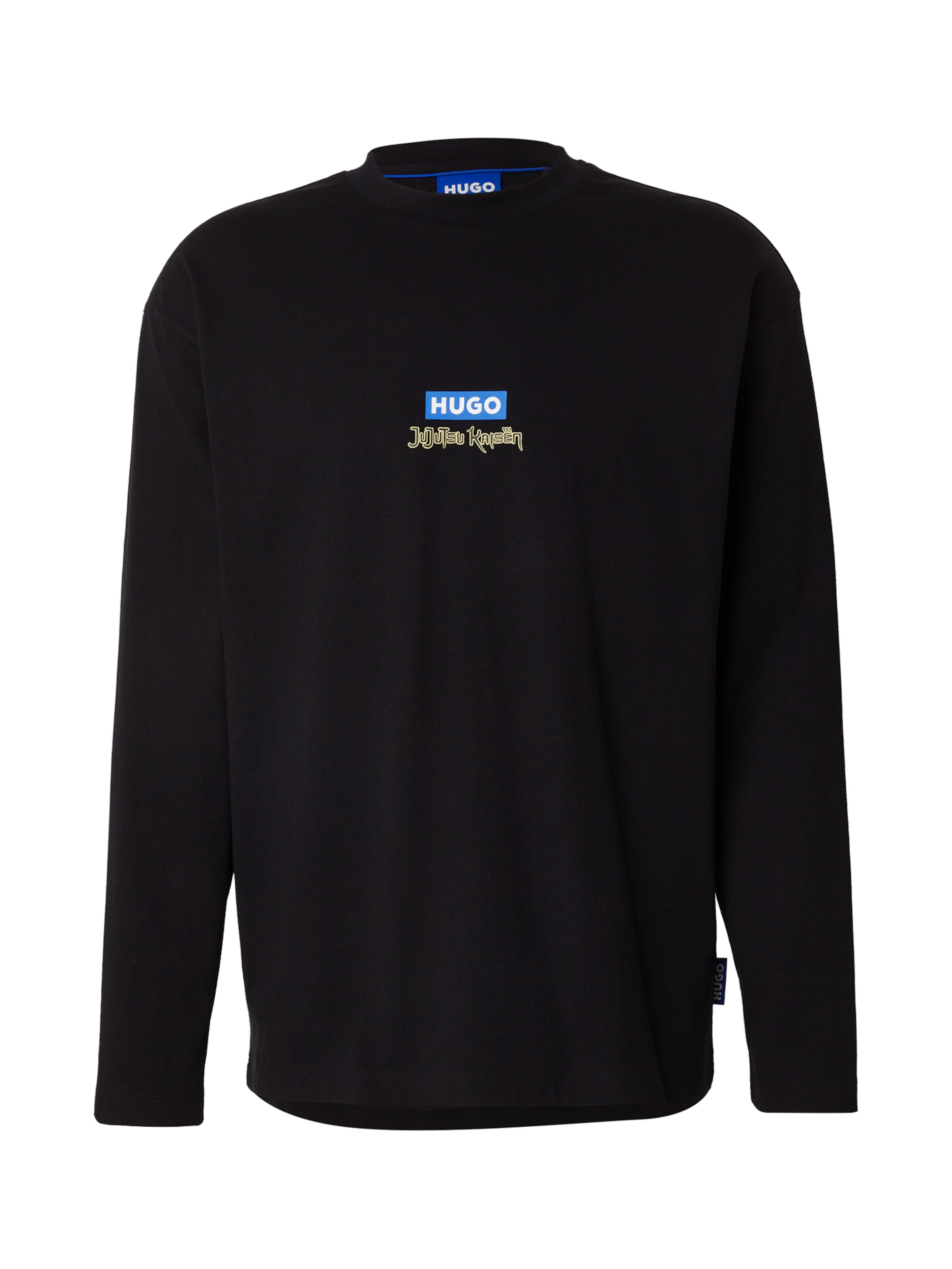 HUGO Футболка 'Nichaboso' в Черный: спереди