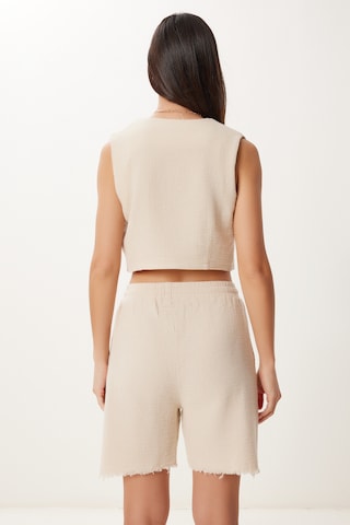 Happiness İstanbul Spodnie do garnituru w kolorze beżowy