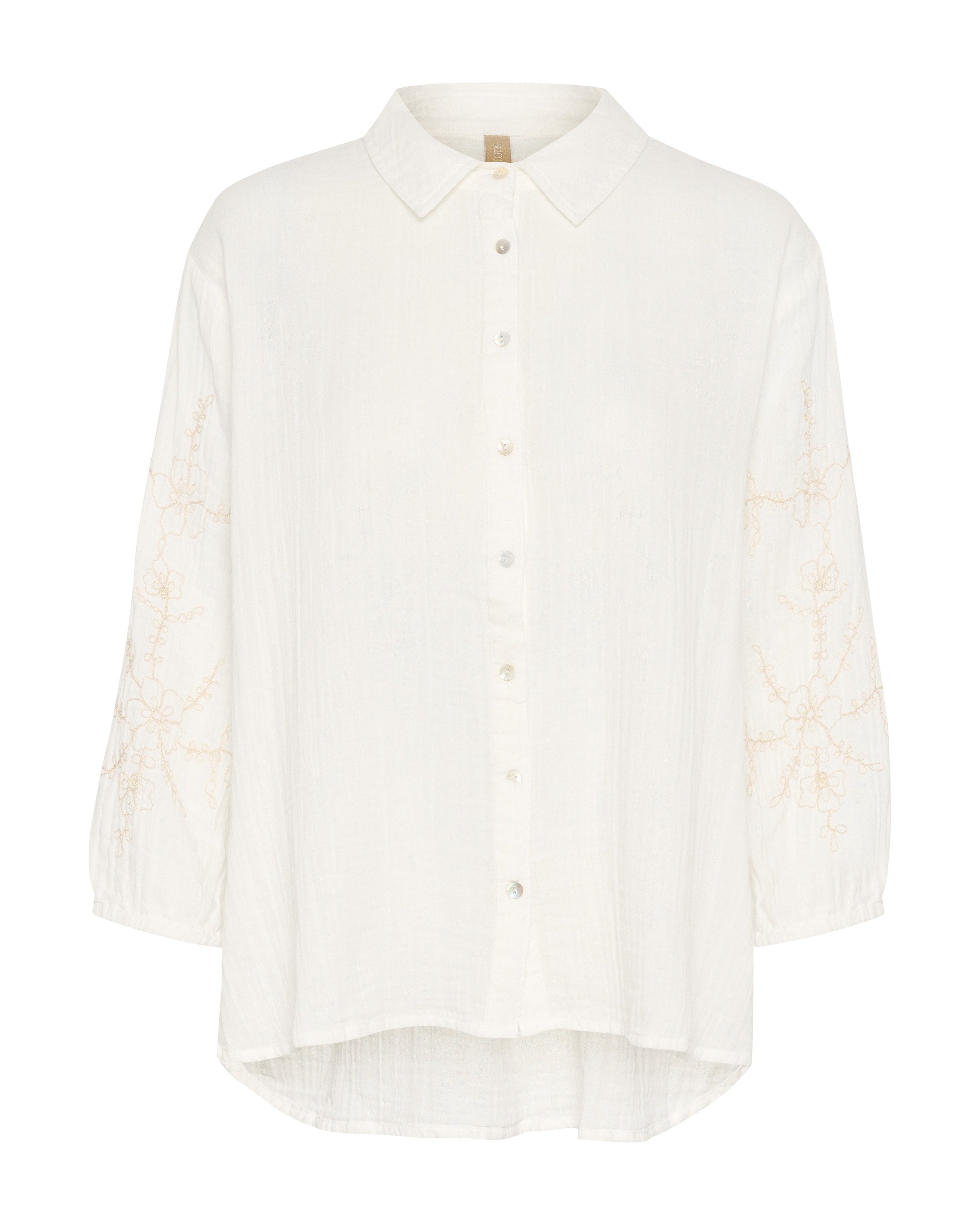 Chemisier CULTURE en blanc : devant