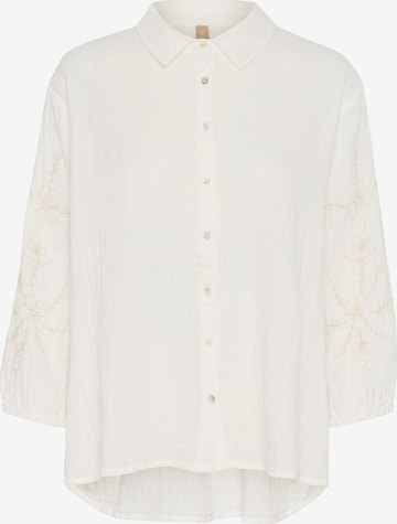 Chemisier CULTURE en blanc : devant