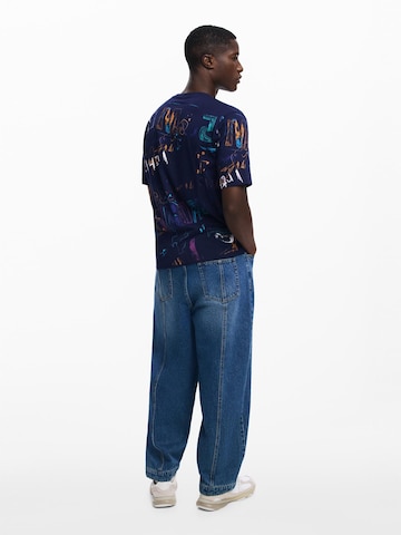 T-Shirt Desigual en bleu