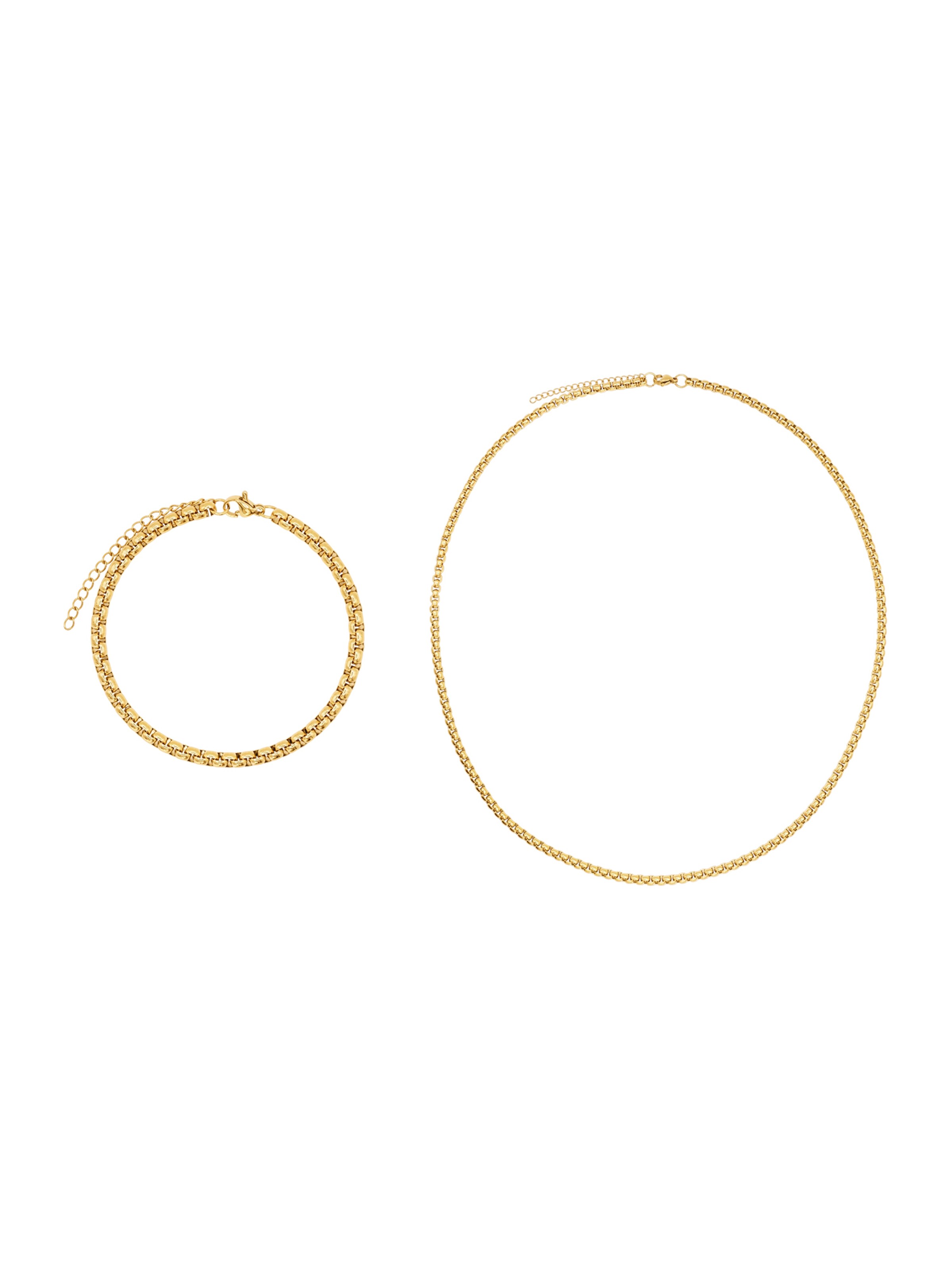 Heideman Jewelry set 'Vetus' in Gold: front