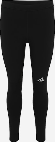 ADIDAS PERFORMANCESkinny Sportske hlače 'Run It' - crna boja: prednji dio