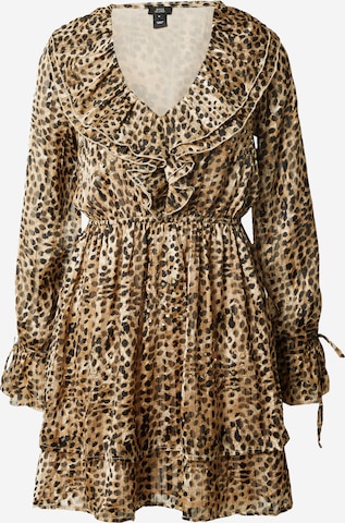 Robe 'KATIE' River Island en marron : devant