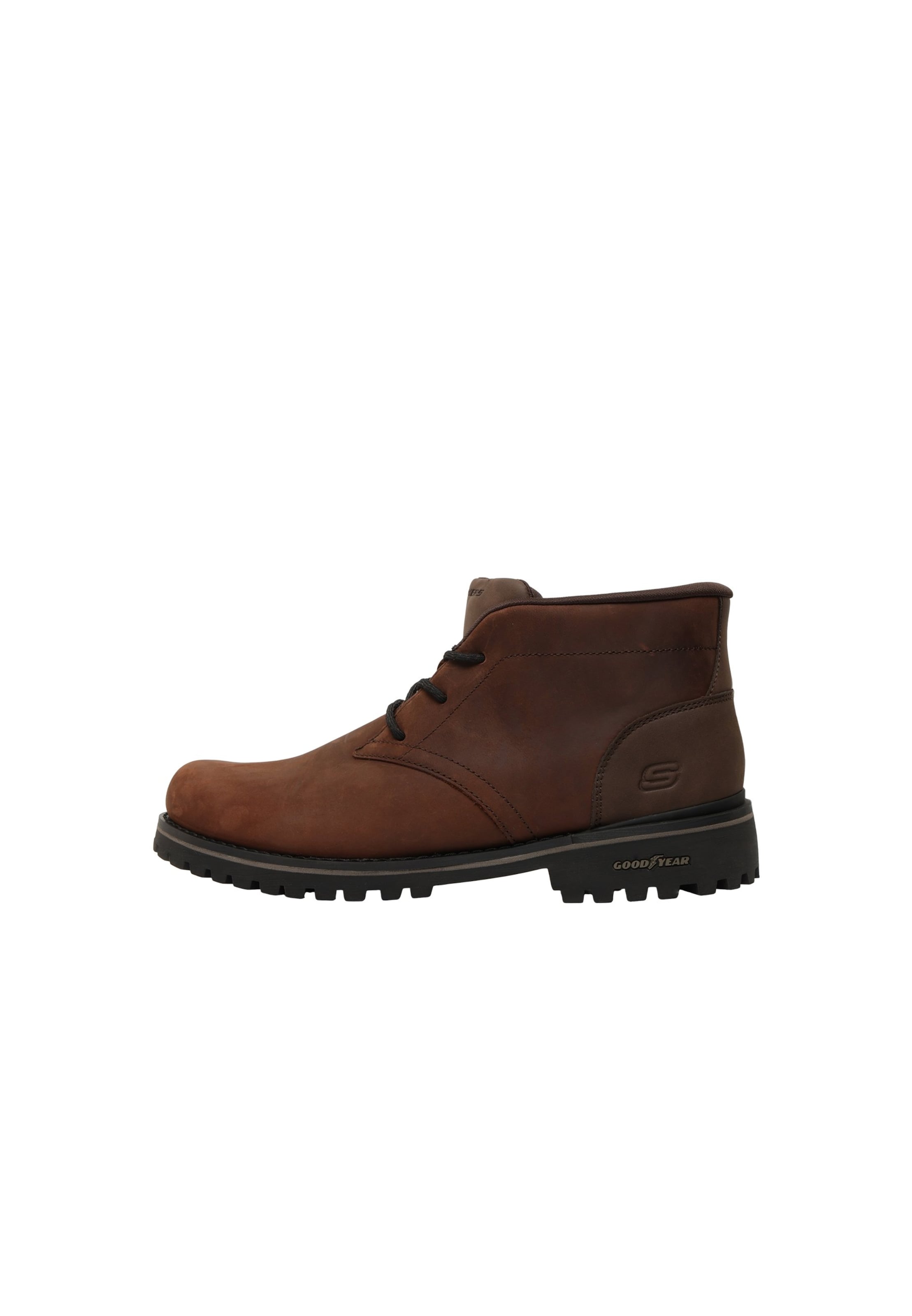 Boots stringati 'QUINTERO' di SKECHERS in marrone: frontale