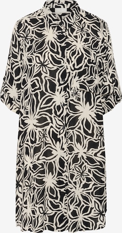 Rochie tip bluză 'Hildur' de la Kaffe pe negru: față