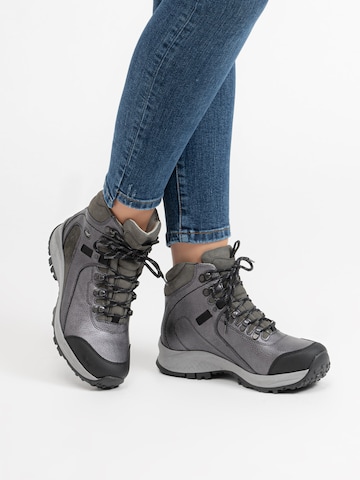 VITAFORM Schnürstiefelette in Grau