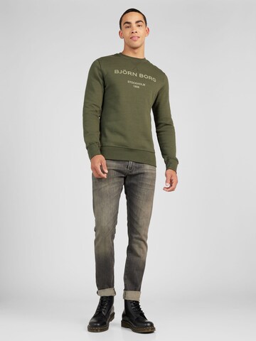 BJÖRN BORG Sports sweatshirt in Green