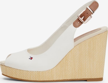 TOMMY HILFIGER Sandals 'Elena' in White: front