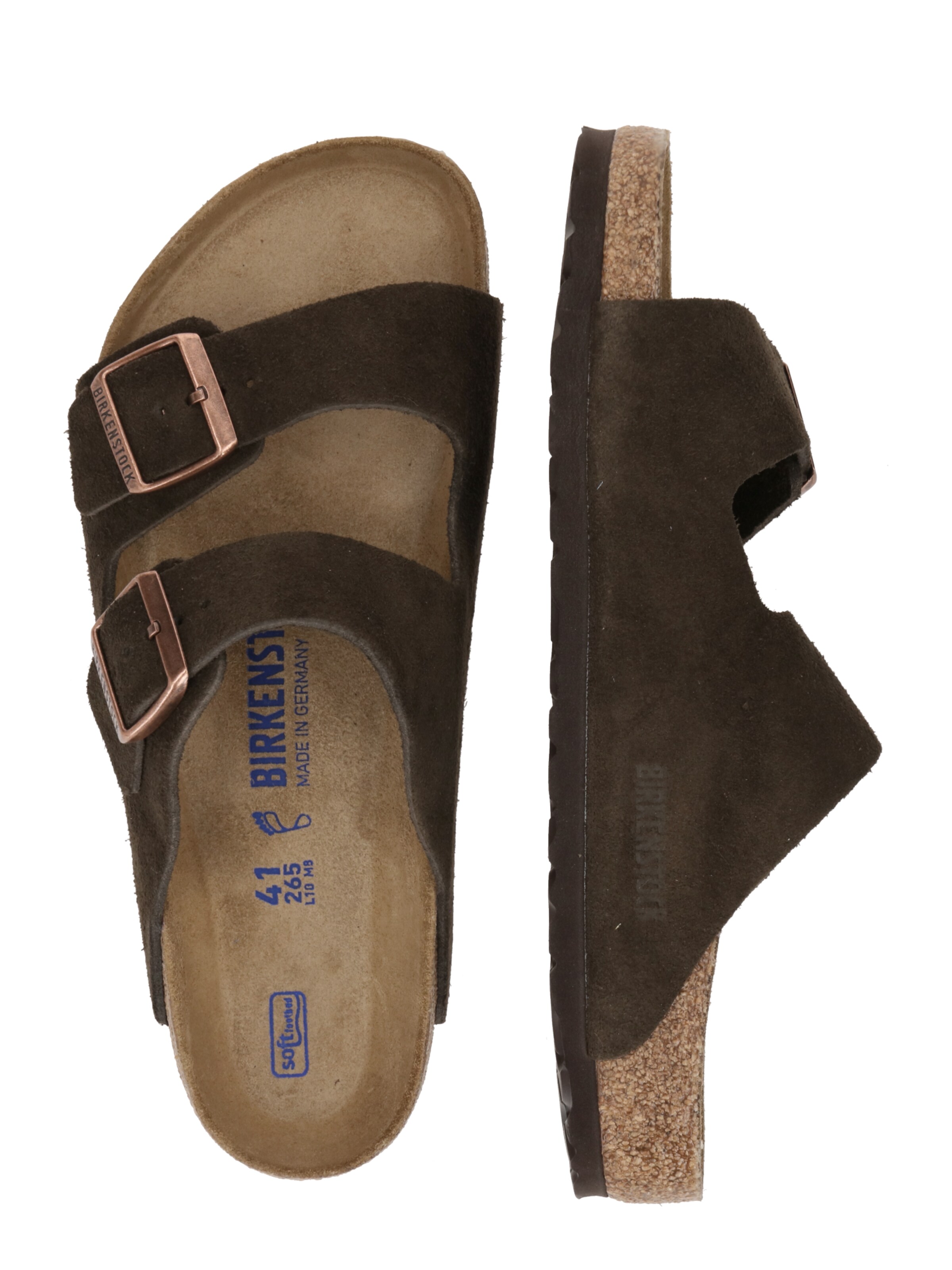 BIRKENSTOCK Pantofle 'Arizona' – hnědá