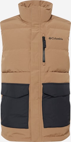 Gilet de sport 'Marquam Peak Fusion' COLUMBIA en marron : devant