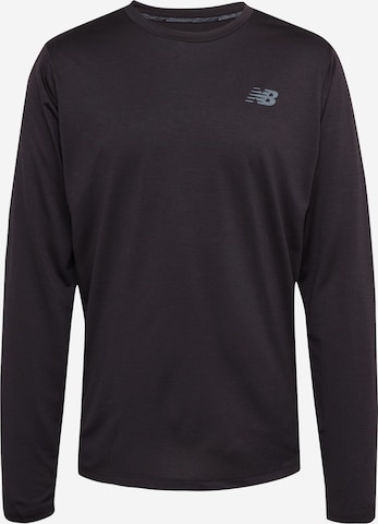 new balance Performance Shirt 'Tenacity' in Black: front