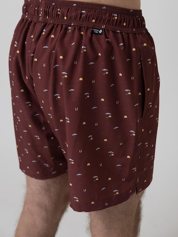 Bavarian Caps Swimming shorts 'Dolce Vita' in Brown